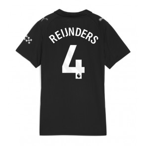 Manchester City Tijjani Reijnders #4 Dámské Venkovní Dres 2025-26 Krátký Rukáv Manchester City Tijjani Reijnders #4 Dámské Venkovní Dres 2025-26 Krátký Rukáv